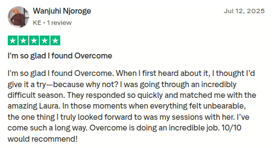Client testimonial
