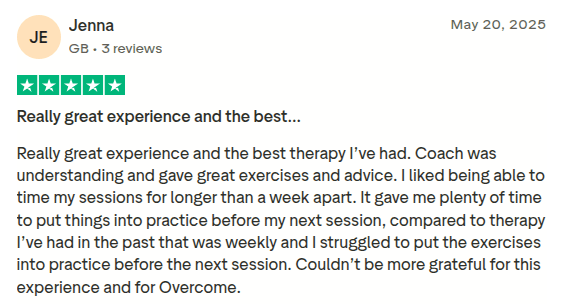 Client testimonial