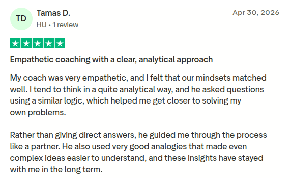 Client testimonial