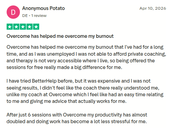 Client testimonial