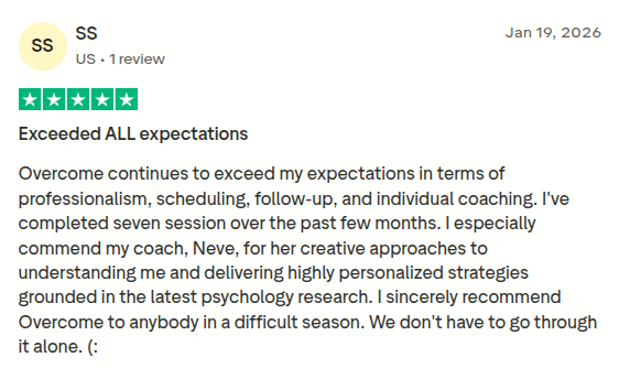 Client testimonial