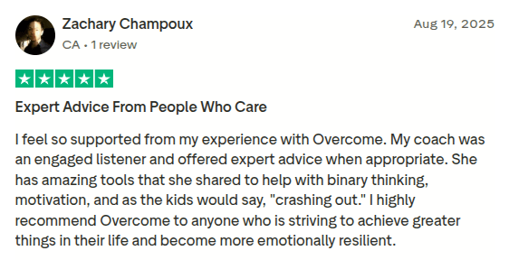 Client testimonial