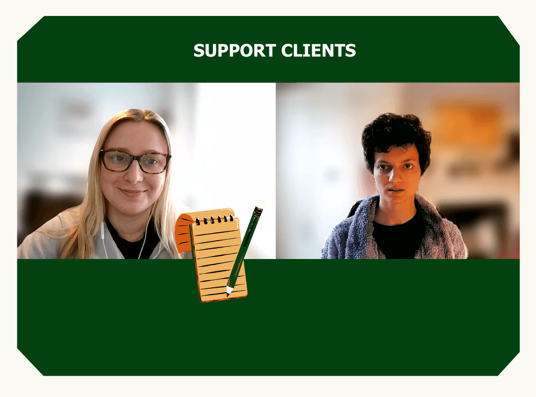 Support clients